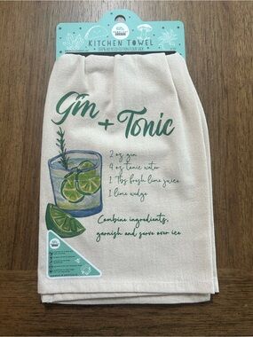 NEW Gin & Tonic Kitchen Towel